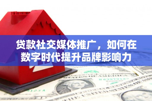 芦淞贷款社交媒体推广，如何在数字时代提升品牌影响力