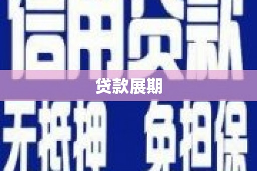 来宾贷款展期
