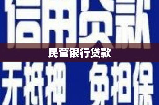 五华民营银行贷款