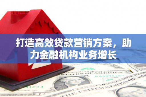 兰西打造高效贷款营销方案，助力金融机构业务增长