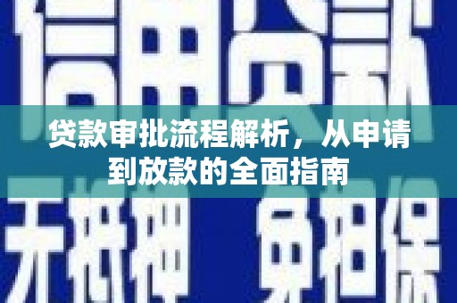 林园贷款审批流程解析，从申请到放款的全面指南