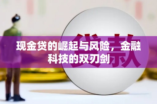 九台现金贷的崛起与风险，金融科技的双刃剑