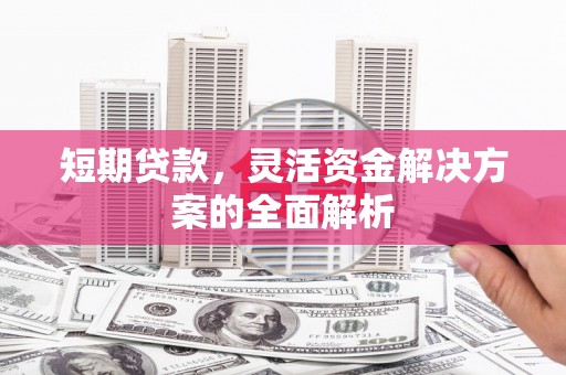 剑阁短期贷款，灵活资金解决方案的全面解析