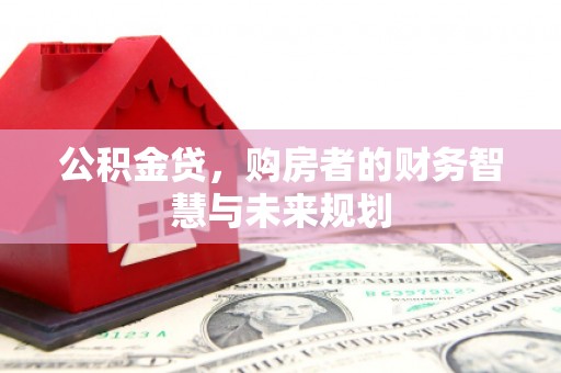 白河公积金贷，购房者的财务智慧与未来规划