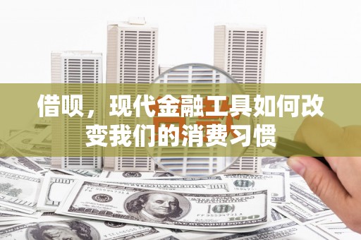 北区借呗，现代金融工具如何改变我们的消费习惯