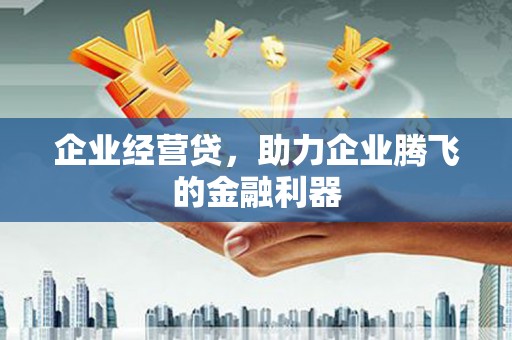 西华企业经营贷，助力企业腾飞的金融利器