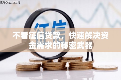 暖暖不看征信贷款，快速解决资金需求的秘密武器