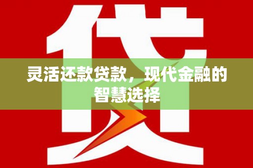 雨城灵活还款贷款，现代金融的智慧选择