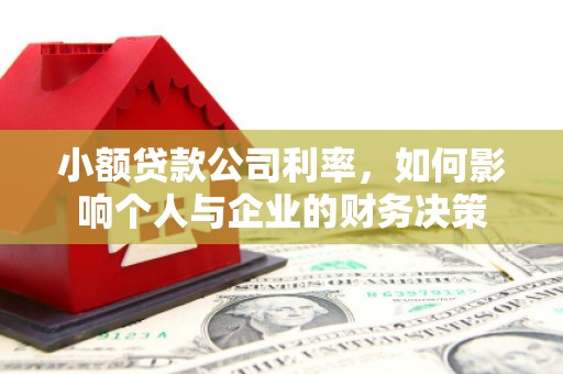 循化小额贷款公司利率，如何影响个人与企业的财务决策