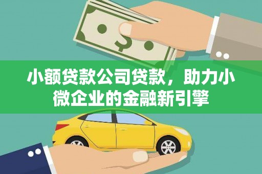 蠡县小额贷款公司贷款，助力小微企业的金融新引擎