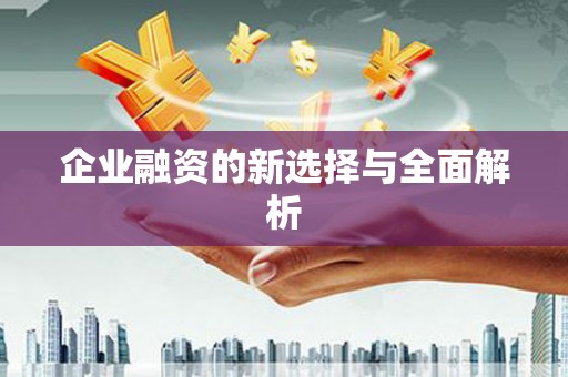 溆浦企业融资的新选择与全面解析