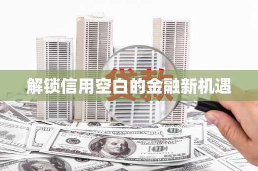 潭子解锁信用空白的金融新机遇