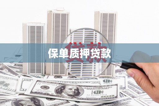 石柱保单质押贷款